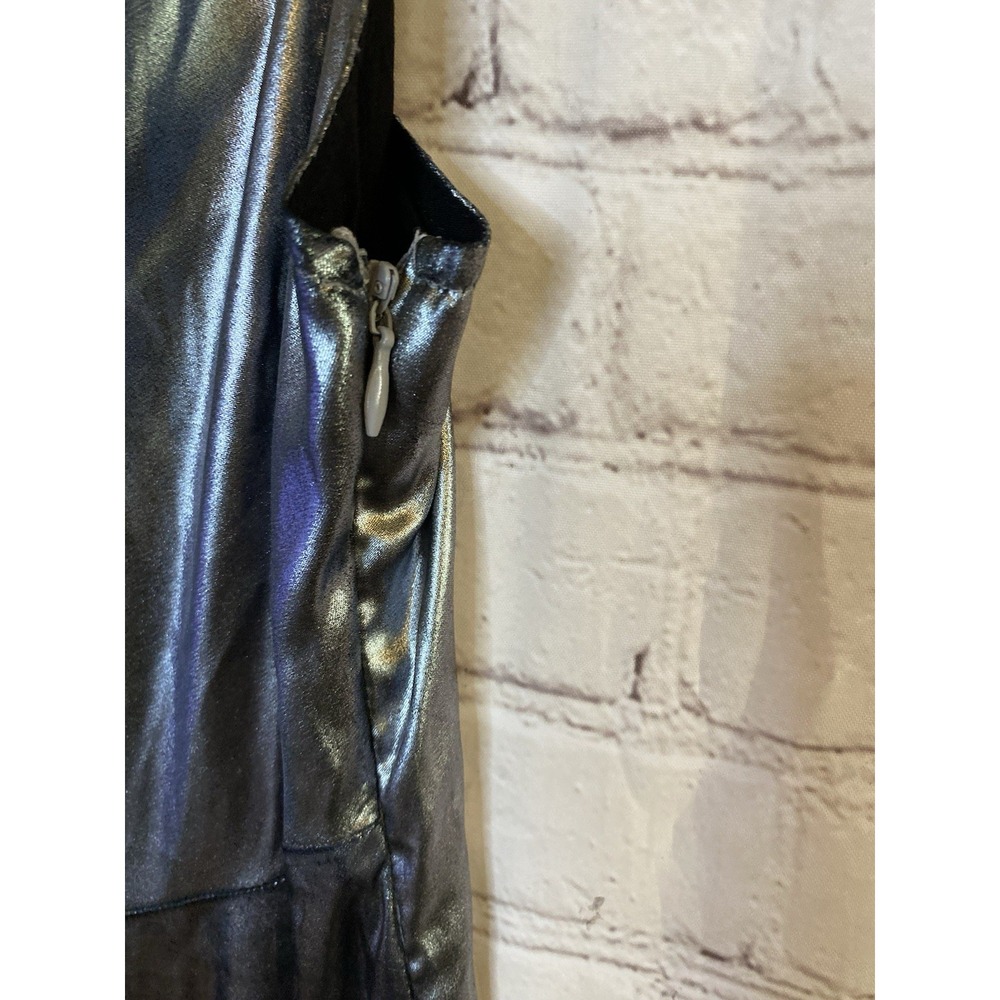 WOMEN'S,‎ DRESS, URBAN OUTFITTERS, SILVER METALLIC, SIZE XS - Picture 3 of 6